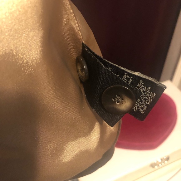 Lady Hathaway Velvet Cotton Button Blazer Jacket Chocolate Brown - Picture 9 of 10